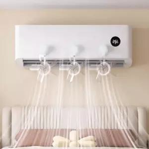 에어컨 부착형 냉기 순환 바람개비풍향조절 날개 가이드 악세사리 방향 에어컨팬 냉방보조 효율 실내쾌적