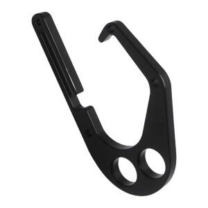 나무 등반용 알루미늄 훅, 체인톱 도구 훅 제거 설치 단일 손 조작 XL 하네스 아보리스트 클라이밍용