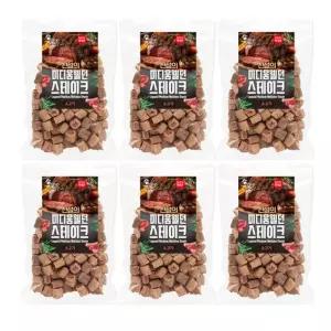 전설의 미디움웰던 스테이크 소고기 100gX6개훈련간식 강아지 용간식 애견 노즈워크 칭찬 애완동물 반려동