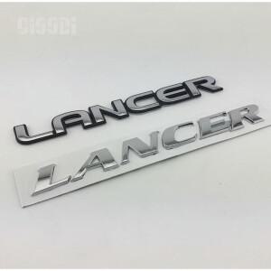 미쓰비시 랜서 동남 윙 굿 랜드 갓 영문 로고, 후면 수하물 스티커