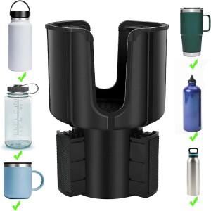 호환 조절식 받침대  자동차 컵 거치대 확장기  정리함  예티 큰 병과 호환