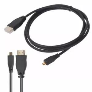 Micro HDMI 입력 to 출력 케이블 3M마이크로HDMI 영상젠더 MICROHDMITOHDMI MICROHDMI변환HDMI MICROHDMI
