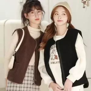 [골드스마일]패션조끼 소프트 조끼 양털