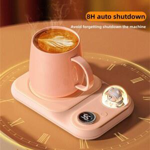 머그워머 새로운 워머 기어 일정한 온도 코스터 오피스 커피 머그잔 히터 라이트 가열베이스 온난화 패드
