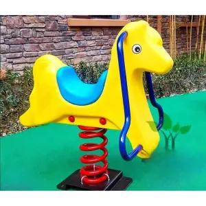 놀이터 야외 스프링 시소 동물 놀이기구 스프링카