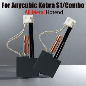 코브라 S1 노즐 경화강 풀 메탈 프린트 헤드 바이메탈 핫엔드 서미스터 200K 포함 액세서리용