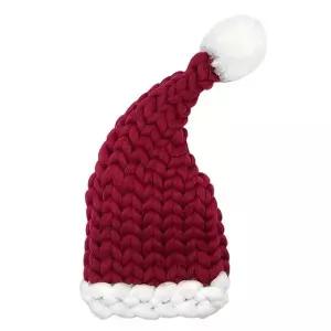 (색상 와인)크리스마스 자이언트얀 산타 모자