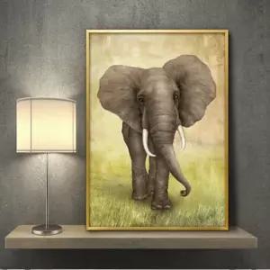 풍수인테리어 코끼리 A3 4ELE1 그림 액자 풍수에 좋은 부자되는그림