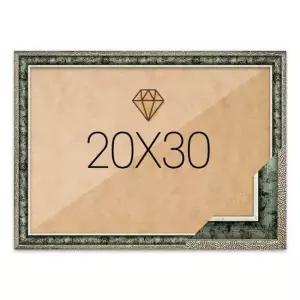 보석십자수액자 20x30 고급형 앤틱그린 다이아몬드페인팅액자