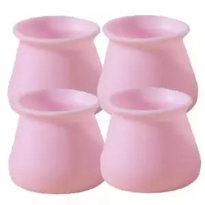 ksr 의자 소음방지 식탁의자 양말 발커버 핑크 4P