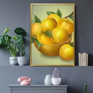 풍수인테리어 사과그림 액자 A2 2APP3 풍수그림 돈들어오는 부자되는그림