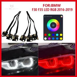 BMW 호환 F30 F31 F35 - LCI LED  RGB DRL 3 시리즈 CSL 주간 주행등 휴대폰 핸드폰 제어 차량 액세서리