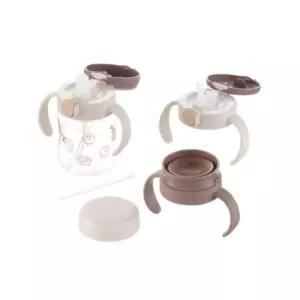 릿첼 TLI 빨대컵 스파우트컵 흘림방지컵 세트 브라운 BNS