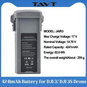 에어 3용 1개 4241mAh 배터리 지능형 비행 시간 46분 DJI Air33S 드론 액세서리 호환