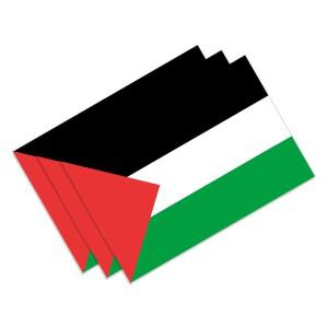 3pcs 팔레스타인 플래그 자동차 스티커 바이크 오토바이 DIY 장식 PVC 방수 스타일링 데칼 외관 액세서리