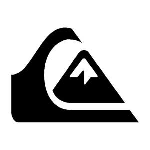 6인치X3인치 퀵실버 서프 로고 비닐 데칼 서프보드 노트북 창문 스티커