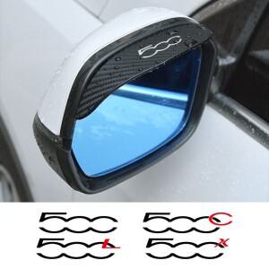 자동차 방수 비 스티커 백미러 눈썹 방패 커버 피아트 500 Abarth 695 액세서리