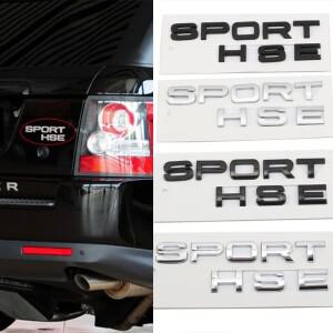 3d ABS 편지 스포츠 HSE 로고 자동차 뒷 트렁크 엠 블 럼 배지 l320 2014 2006 스티커 액세서리