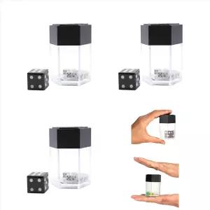 섬리카 매직 폭발 주사위 세트 (3팩 블랙) 변화하는 클로즈업 트릭 할로윈 크리스마스 파티를 위한 무대