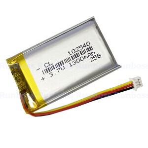 JST 1.25mm 3P 커넥터가있는 Deeper PRO Pro + 무선 Fishfinder Sonar GPS 용 새 3.7V 1300mAh 배터리