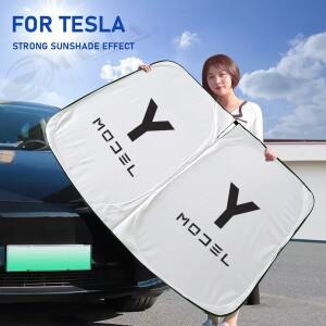 Tesla Model Y 3 2016-2022 2023 자동차 차양 앞 창 그늘 커버 바이저 유리 모델 액세서리