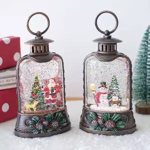 솔방울 아치 랜턴 크리스마스 오르골 워터볼 LED 스노우볼 무드등 조명
