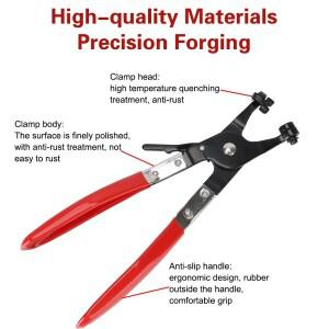 물파이프 호스에 대 한 자동 펜 치 제거 도구 플랫 밴드 링 튜브 클램프 수리 키트 오토바이 트럭 트레일