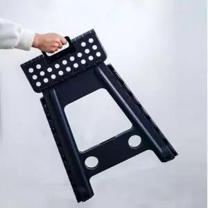 LW 접이식 폴딩 간이 의자 플라스틱 디딤판 스툴