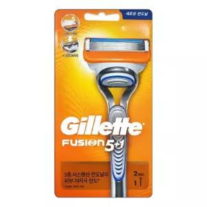 질레트 퓨전 5+1 면도기 2UP (날2개)