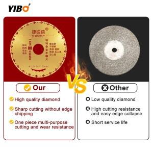 다이아몬드 톱 블레이드 금속 브레이징 앵글 그라인더 디스크 절단 휠 도구 철 철근 스테인레스 스틸 커팅