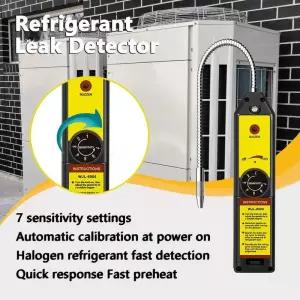 공기질측정기 WJL-6000 프레온 기 할로겐 냉매 가스 HVAC 에어컨 R22 R410A R134A R1234YF CFCs HCFCs HFCs