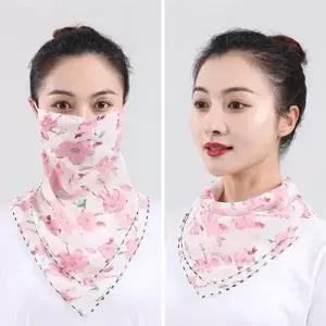 마스크 겸용 스카프 핑크 천마스크 여름마스크 컬러마 WFL6KHN