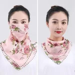 마스크 겸용 스카프 코랄 천마스크 여름마스크 컬러마 WFL6KHP