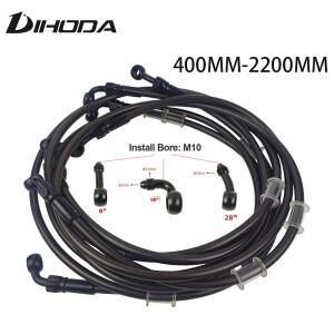 바이크 오토바이 블랙 브레이드 호스 AN3 유압 클러치 튜브 마스터 실린더 라인 surron  keeway sherco Pit