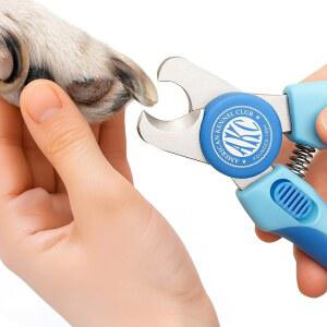 AKC - 개와 고양이 손톱깎이 및 파일러 | 스테인리스 스틸 칼날이 있는 전문 반려동물 그루밍 도구 안전 가드 간편한 그립 핸들 내구성 미끄럼 방지 소형, 중형 대형 반려동물에게