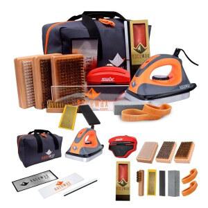 레이스왁스 엘리트 스키 및 스노보드 튜닝 왁싱 키트 - 아이언, 앵글 에지 튜너, 범용 온도 왁스, 도구, 베이스 수리 도구 코듀라 여행 가방이 포함된 완벽한 제품 (PC-7909)