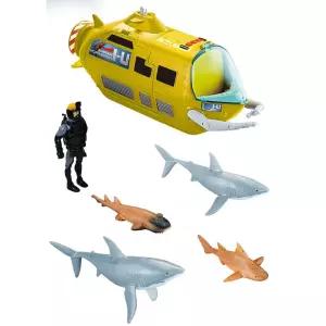 상어 심해 잠수함 피규어 유아 바다생물 과학 전시용 가게 인테리어소품 안방