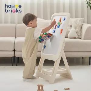 [하베브릭스] NEW 유아 아기 높낮이조절 꼬마몬테 자석보드 칠판놀이 화이트보드 (상시 무료배송)
