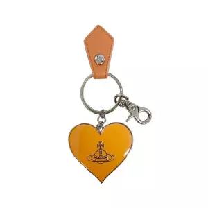[비비안웨스트우드]26SS ORB 미러 하트 키링 오렌지 8203011WU OM0014 G405
