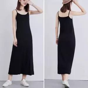 [하프클럽/]여름 데일리 홈웨어 여행 롱 민소매 원피스(120cm)