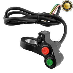 범용 오토바이 경적 회전 신호 헤드 라이트 제어 스위치 모토 크로스 스쿠터 KTM 핸들 바