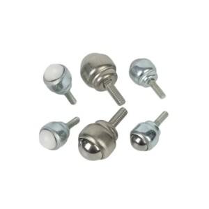 4PCS 볼 전송 장치 베어링 컨베이어 롤러 휠 나일론/탄소강/304 스테인레스 스틸 CY-12D/19D/25D