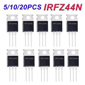 5/10/20PCS Mosfet 트랜지스터 IRFZ44N 고성능 전력 49A 55V 전계 효과 TO220