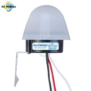 AS-20 DC 12V AC 110V 220V 10A 방수 민감한 자동  스위치 On/Off Photocell 거리 LED 조명 센서 도구
