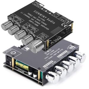 YS-S100L 가정용 블루투스 5.1 2.1 채널 파워 오디오 스테레오 서브우퍼 앰프 보드 50WX2 + 100W