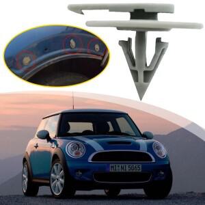 BMW 호환 호환 미니 소형 쿠퍼 S 원 R50 R53 R56 R58용 하부 문 패널 고정 클립 30개 07132757821 07131480