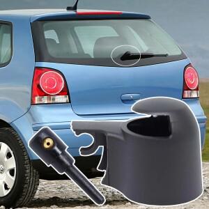 후방 와이퍼 암 로커 볼트 커버 캡 와셔 제트 노즐 VW 폴로 6C1 6R1 9N Vivo 2001