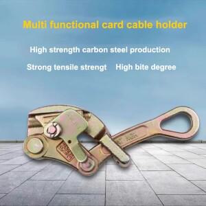 더블 후크 와이어 강화제 전원 전기 풀러 텐셔너 로프 방해기 도구 0.5T 1T 2T 3T 금속 클립