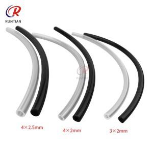 10 미터 4x2mm 잉크 파이프 시스템 예비 부품 UV 프린터 용 단일 라인 솔벤트 튜브