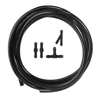 범용 2m 앞 유리 와셔 노즐 호스 튜브 파이프 (커넥터 포함) T Y 창 헤드 라이트 펌프 자동차 부품 용 스트